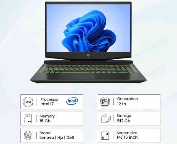 HP Laptop Core i7-12thGen